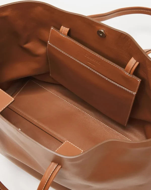 Tote Bags^Flattered Luka Tote Leather Cognac