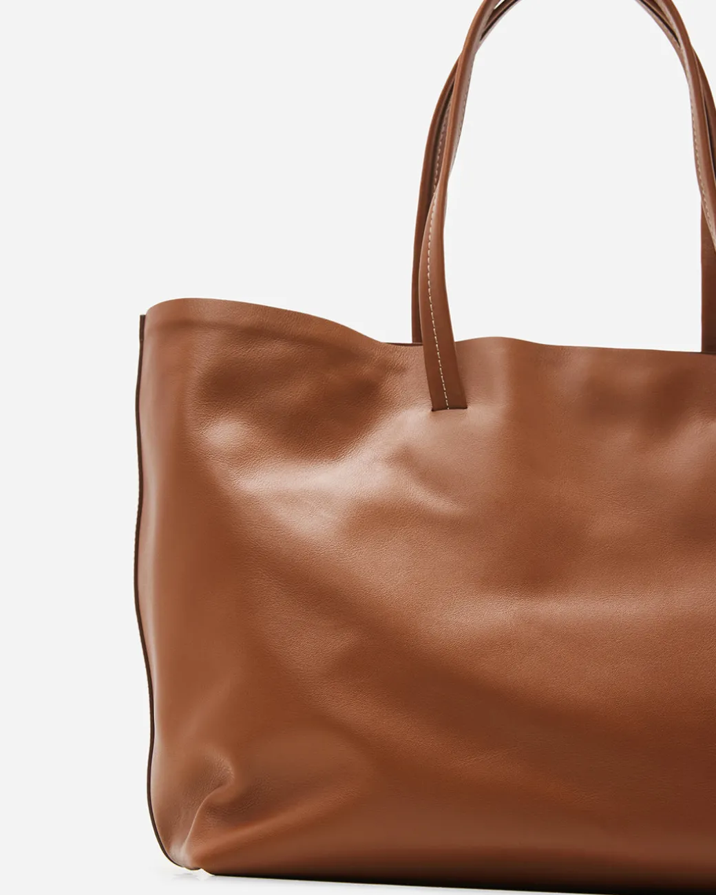 luka_tote_leather_cognac_4.webp Tote Bags^Flattered Luka Tote Leather Cognac