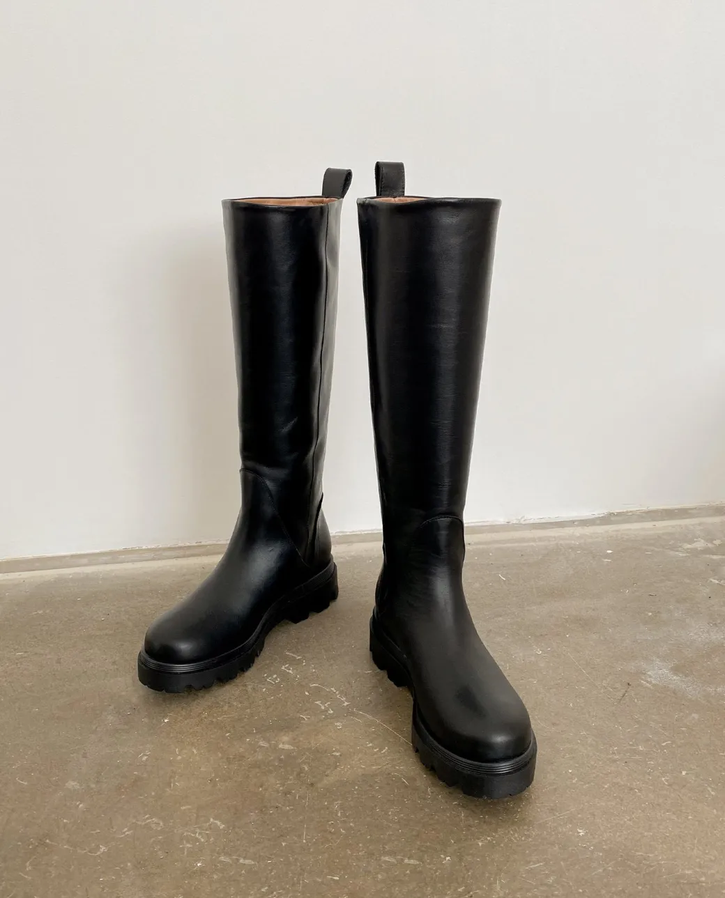 luna_leather_black_4.webp High-Shaft Boots | Boots^Flattered Luna Leather Black