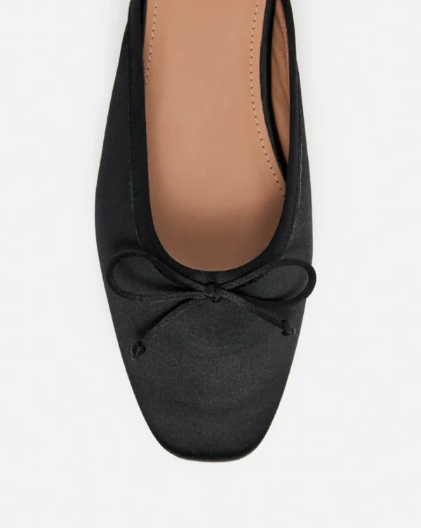 Sandals | Ballet Flats^Flattered Malva Satin Black