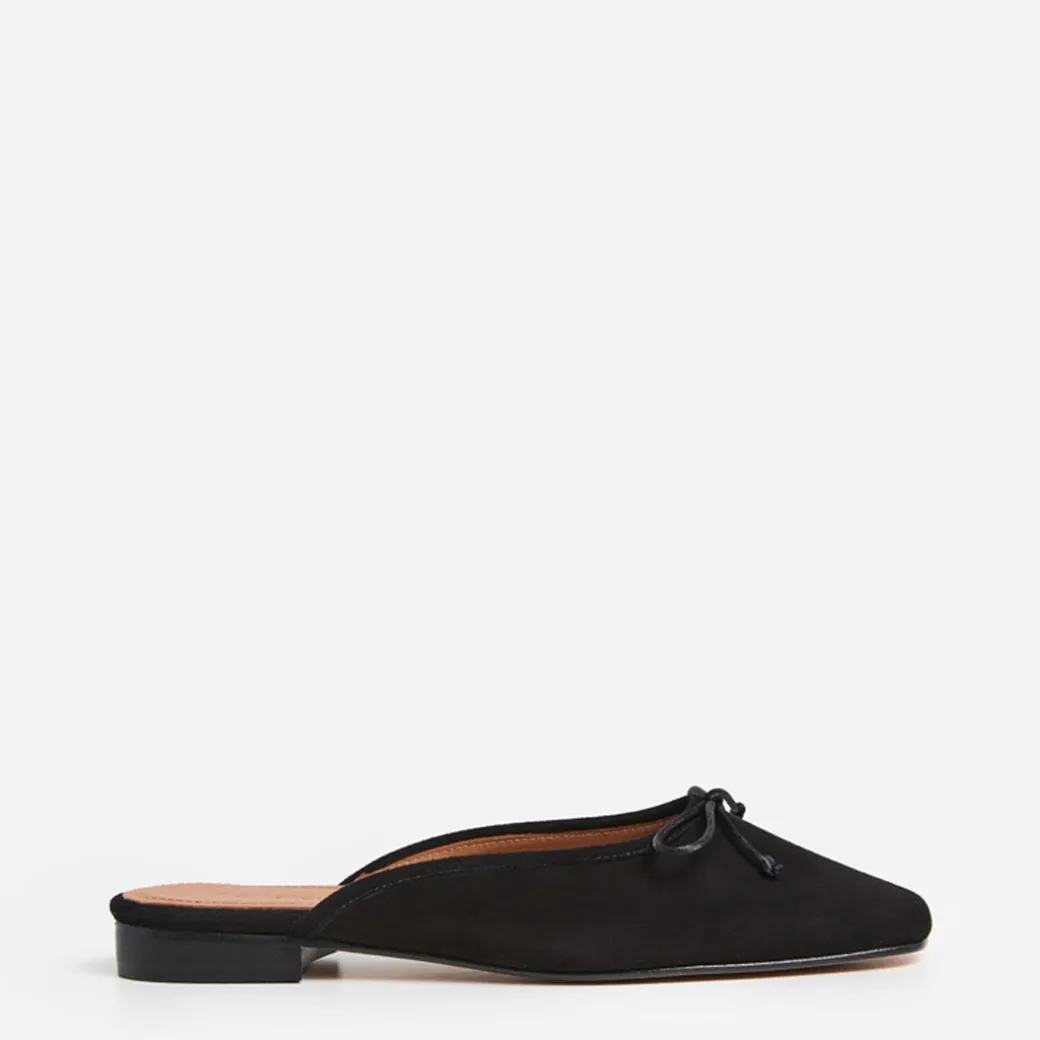malva_suede_black_0.webp Ballet Flats | Sandals^Flattered Malva Suede Black