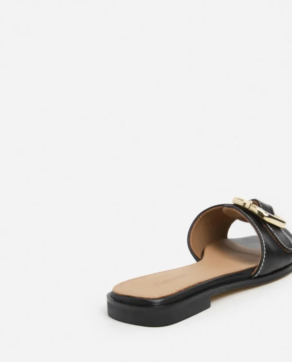 Sandals^Flattered Mimi Leather Black