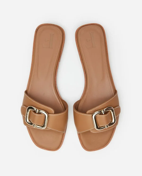 Sandals^Flattered Mimi Leather Cognac