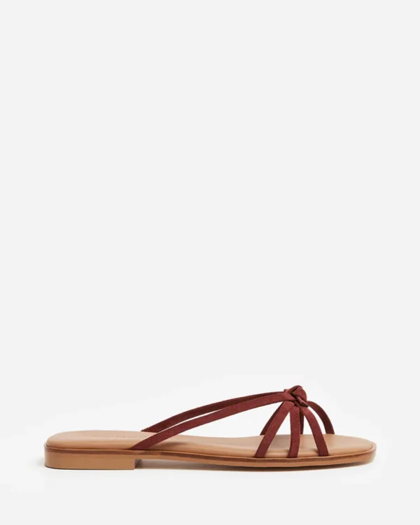 Sandals^Flattered Mimosa Suede Rust