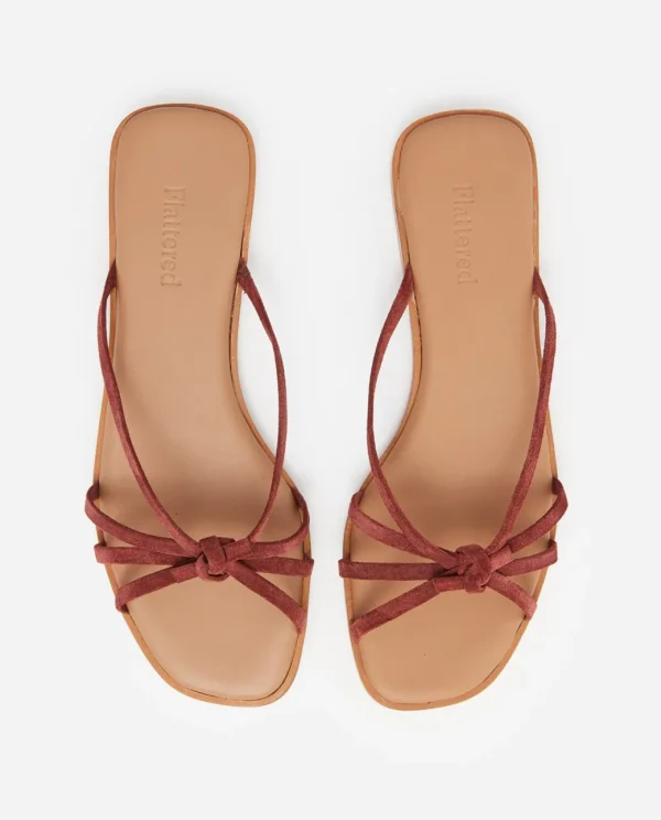 Sandals^Flattered Mimosa Suede Rust