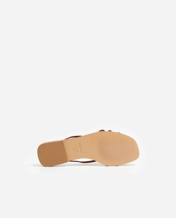 Sandals^Flattered Mimosa Suede Rust