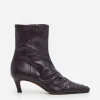 Boots^Flattered Minna Leather Burgundy