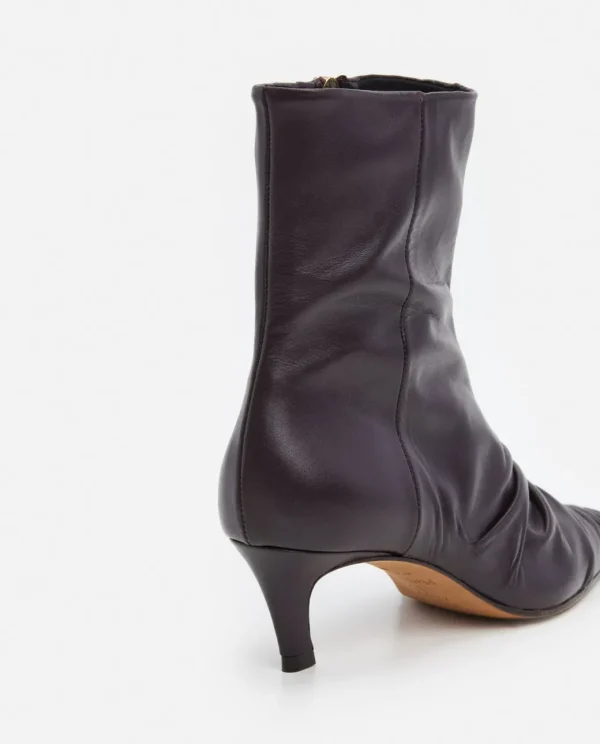 Boots^Flattered Minna Leather Burgundy