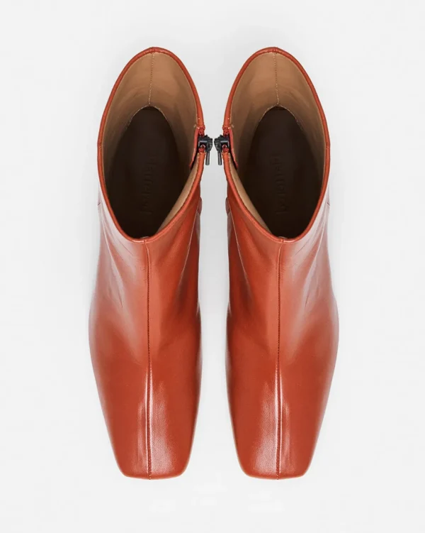Boots^Flattered Moa Leather Red Brick