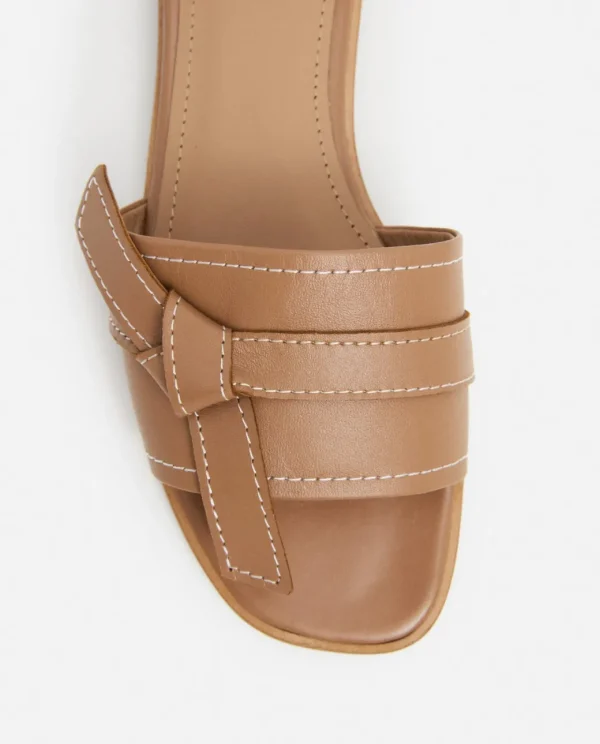 Sandals^Flattered My Leather Cognac