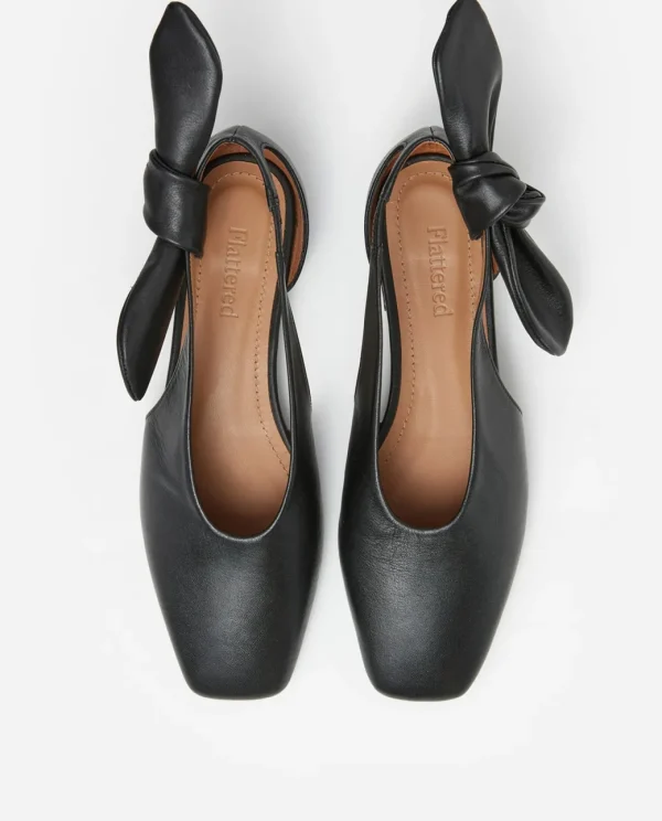 Ballet Flats^Flattered Nancy Leather Black