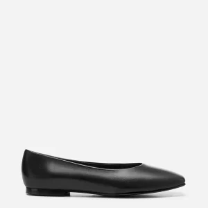 Ballet Flats^Flattered Nikki Leather Black