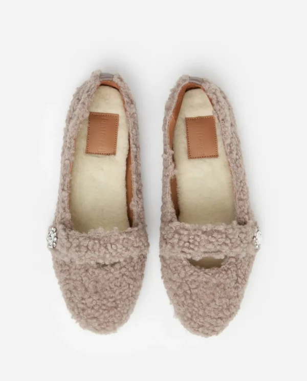 Indoor^Flattered Norah Teddy Taupe