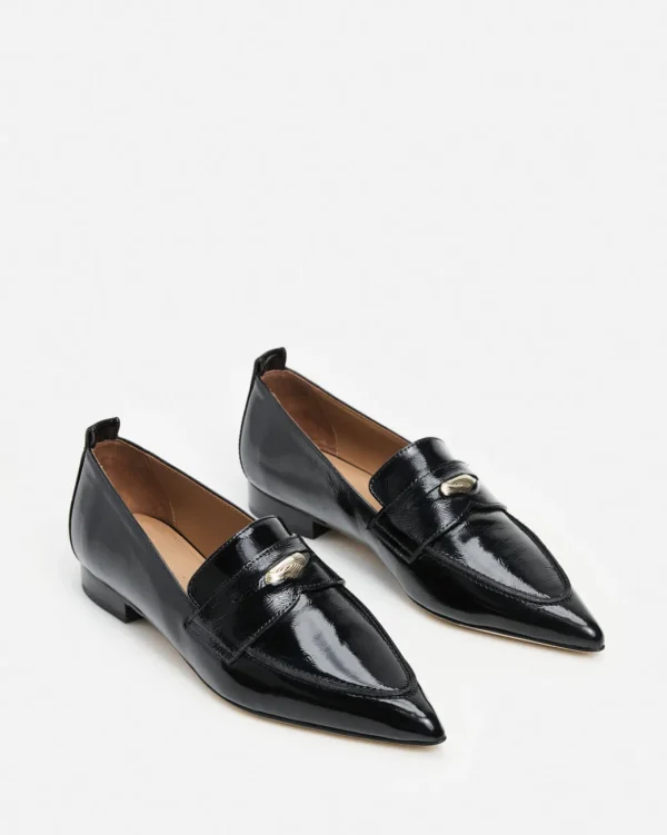 Loafers^Flattered Penelope Leather Patent Black
