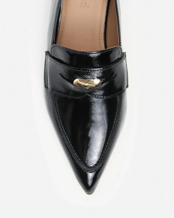 Loafers^Flattered Penelope Leather Patent Black