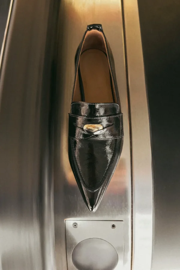 Loafers^Flattered Penelope Leather Patent Black