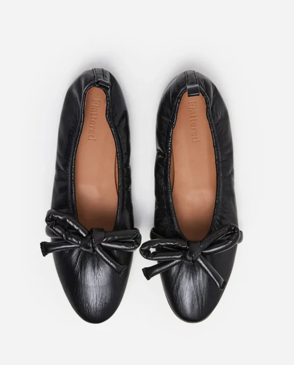 Ballet Flats^Flattered Polly Leather Black
