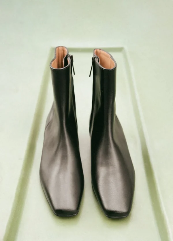 Boots^Flattered Rami Leather Black