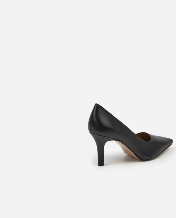 Heels^Flattered Roberta Leather Black