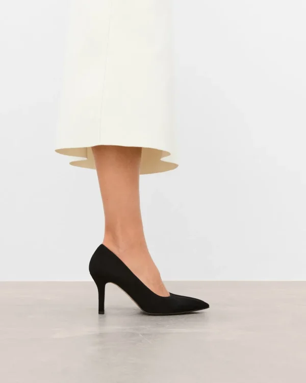 Heels^Flattered Roberta Suede Black