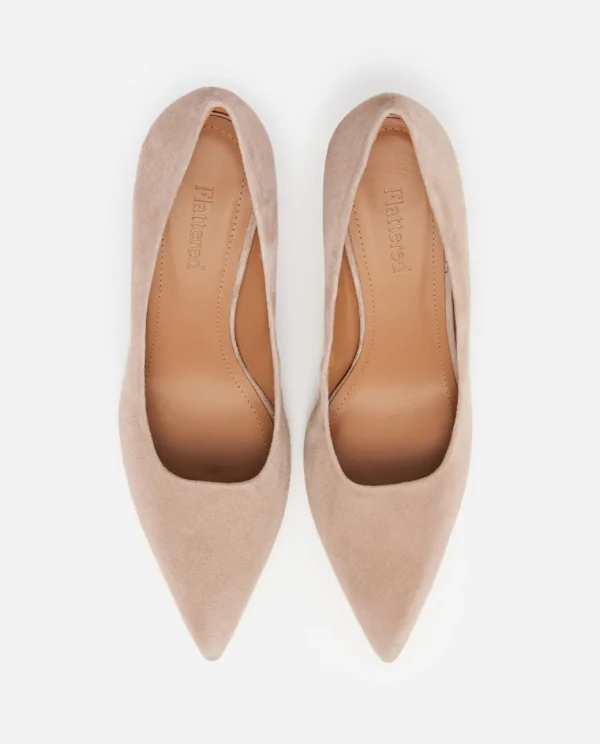 Heels^Flattered Roberta Suede Sand