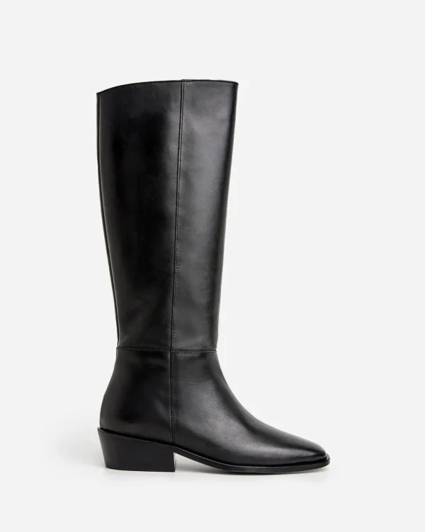 High-Shaft Boots | Boots^Flattered Robyn Leather Black