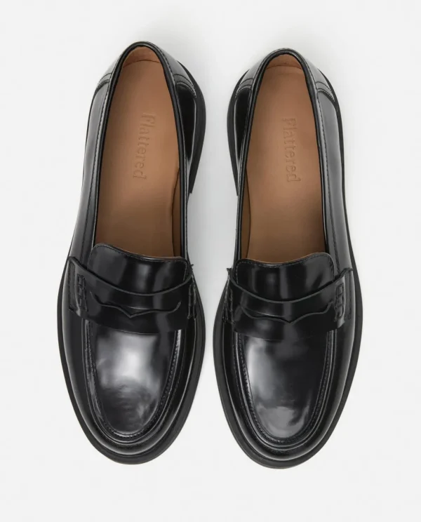 Loafers^Flattered Sadie Leather Black