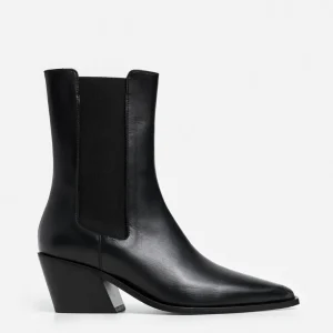Boots^Flattered Sandra Leather Black
