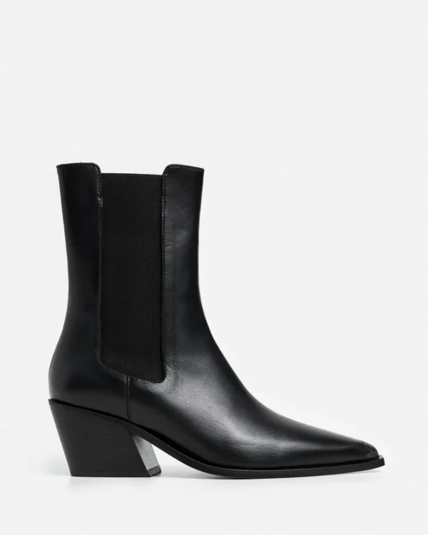 Boots^Flattered Sandra Leather Black