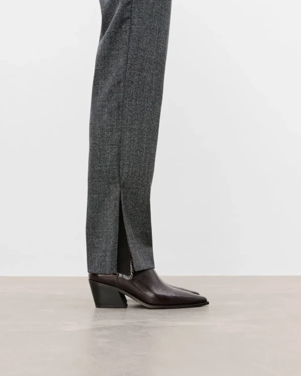 Boots^Flattered Sandra Leather Patent Burgundy