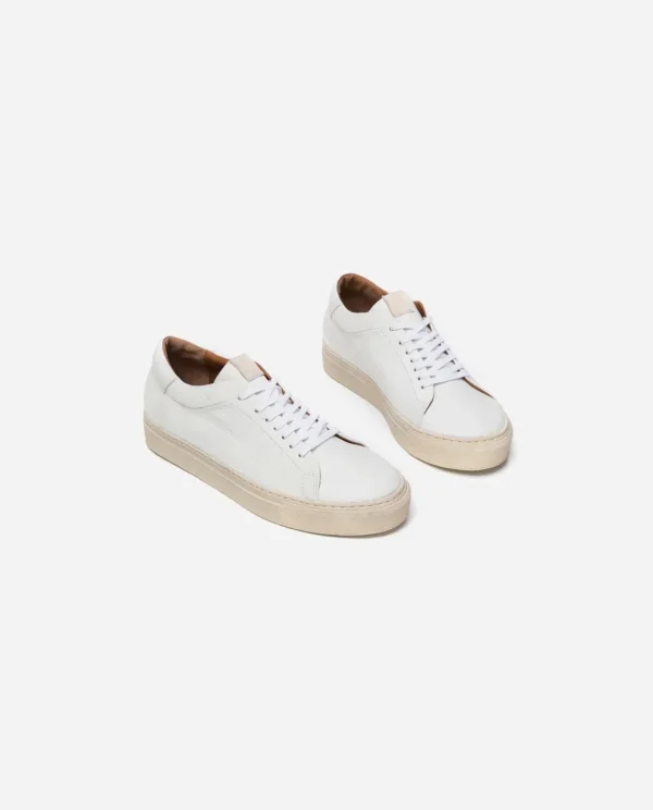Sneakers^Flattered Stockholm Leather White