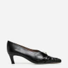 Heels^Flattered Tamara Leather Black
