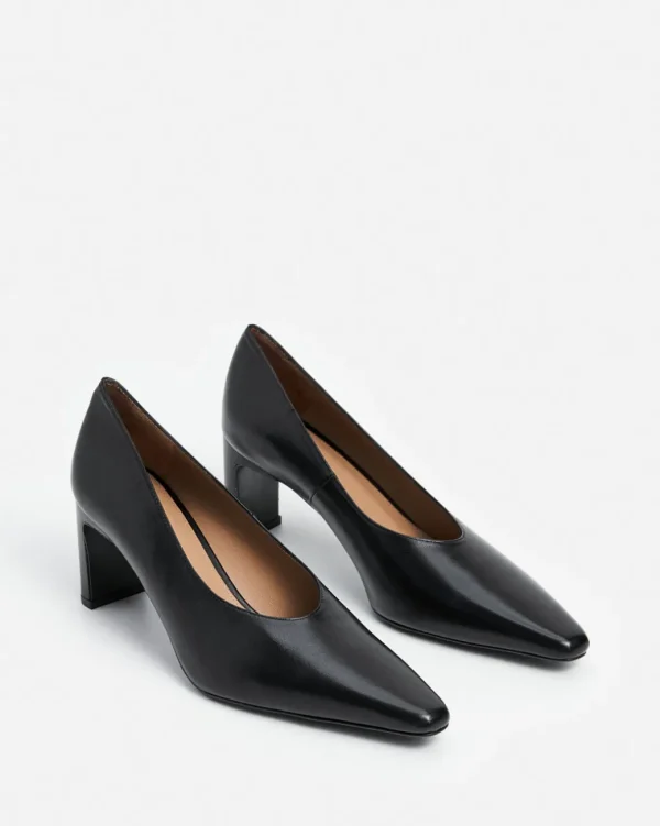 Heels^Flattered Tove Leather Black