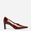 Heels^Flattered Tove Leather Brick Red Patent