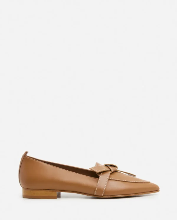 Loafers^Flattered Ally Leather Cognac