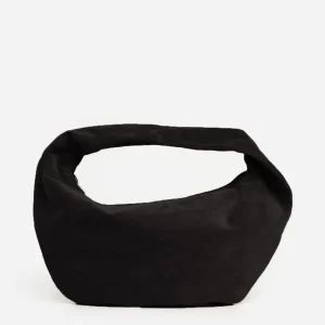 Shoulder Bags^Flattered Alva Shoulder Bag Suede Black