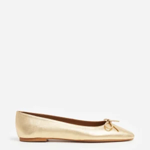 Ballet Flats^Flattered Bodil Leather Gold