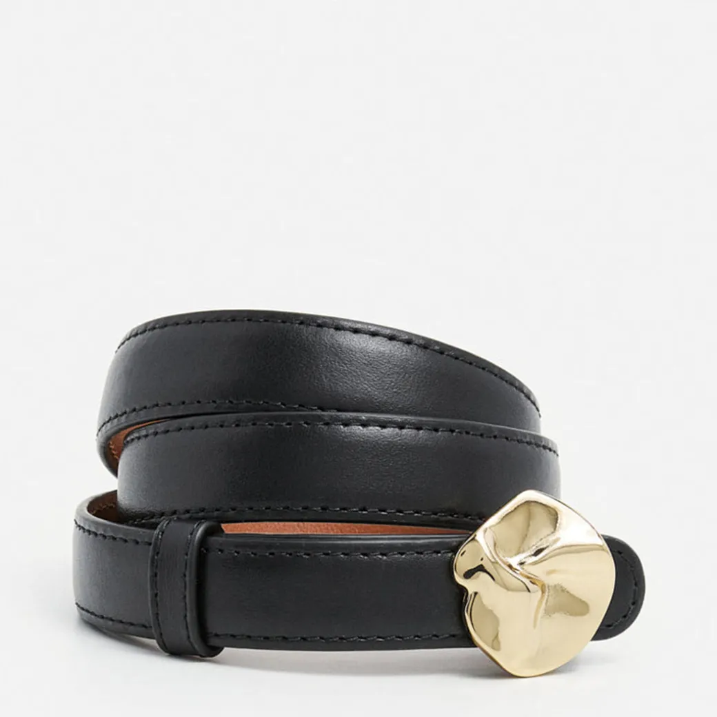 brie_belt_leather_black_0.webp Belts^Flattered Brie Belt Leather Black