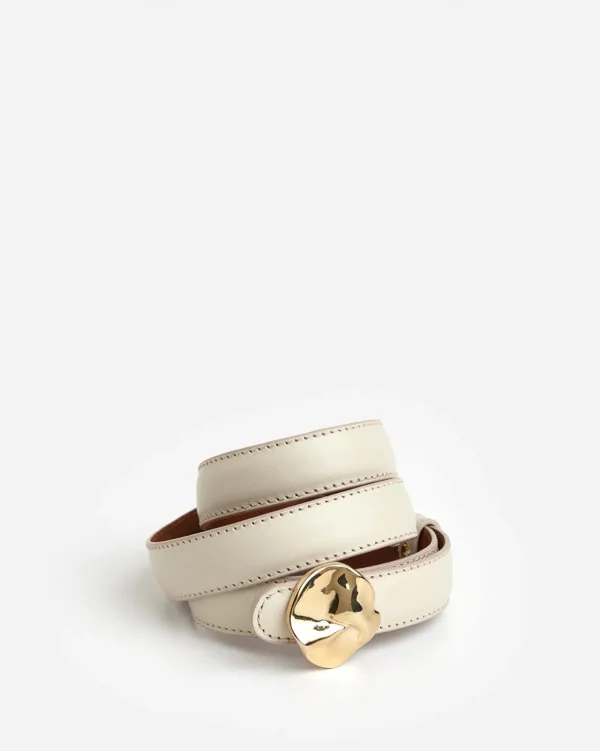 Belts^Flattered Brie Belt Leather Creme