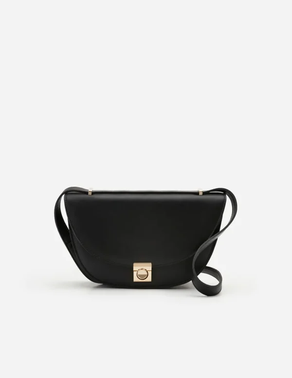 Crosshoulder Bag | Shoulder Bags^Flattered Cindy Crossbody Leather Black