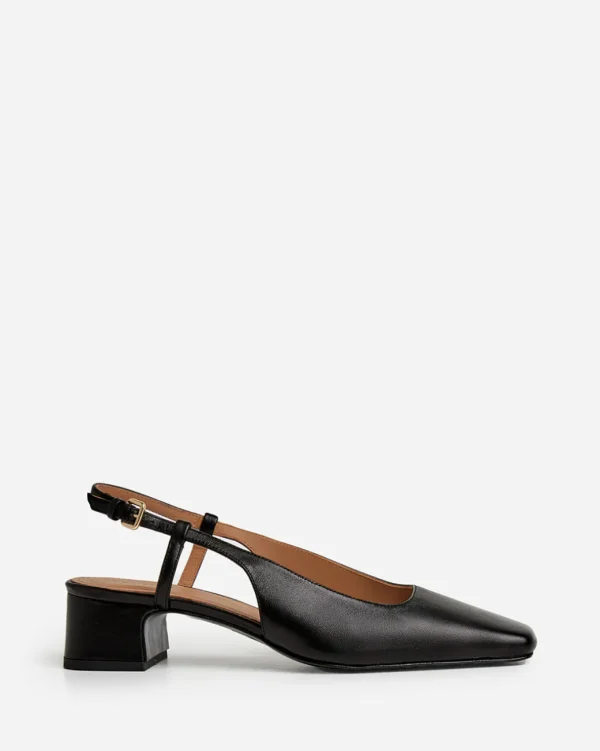 Heels^Flattered Elin Leather Black