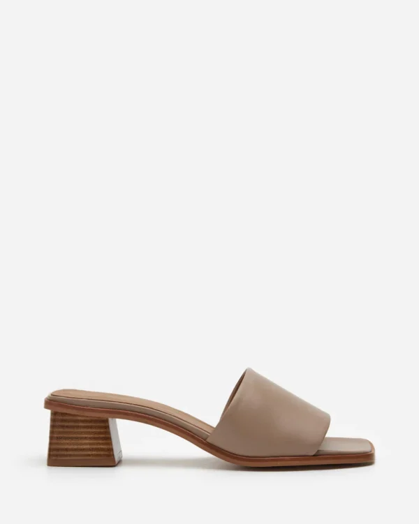 Heeled Sandals | Heels^Flattered Jody Leather Beige