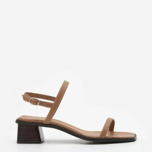 Heels | Heeled Sandals^Flattered Juno Leather Cognac