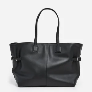 Tote Bags^Flattered Lesley Tote Bag Leather Black