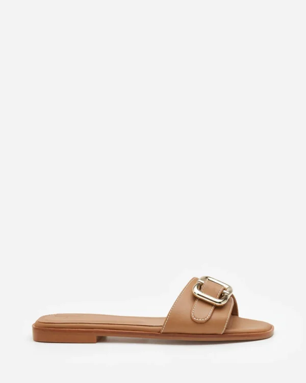 Sandals^Flattered Mimi Leather Cognac
