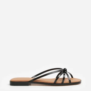 Sandals^Flattered Mimosa Leather Black