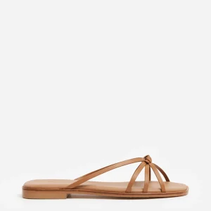 Sandals^Flattered Mimosa Leather Cognac